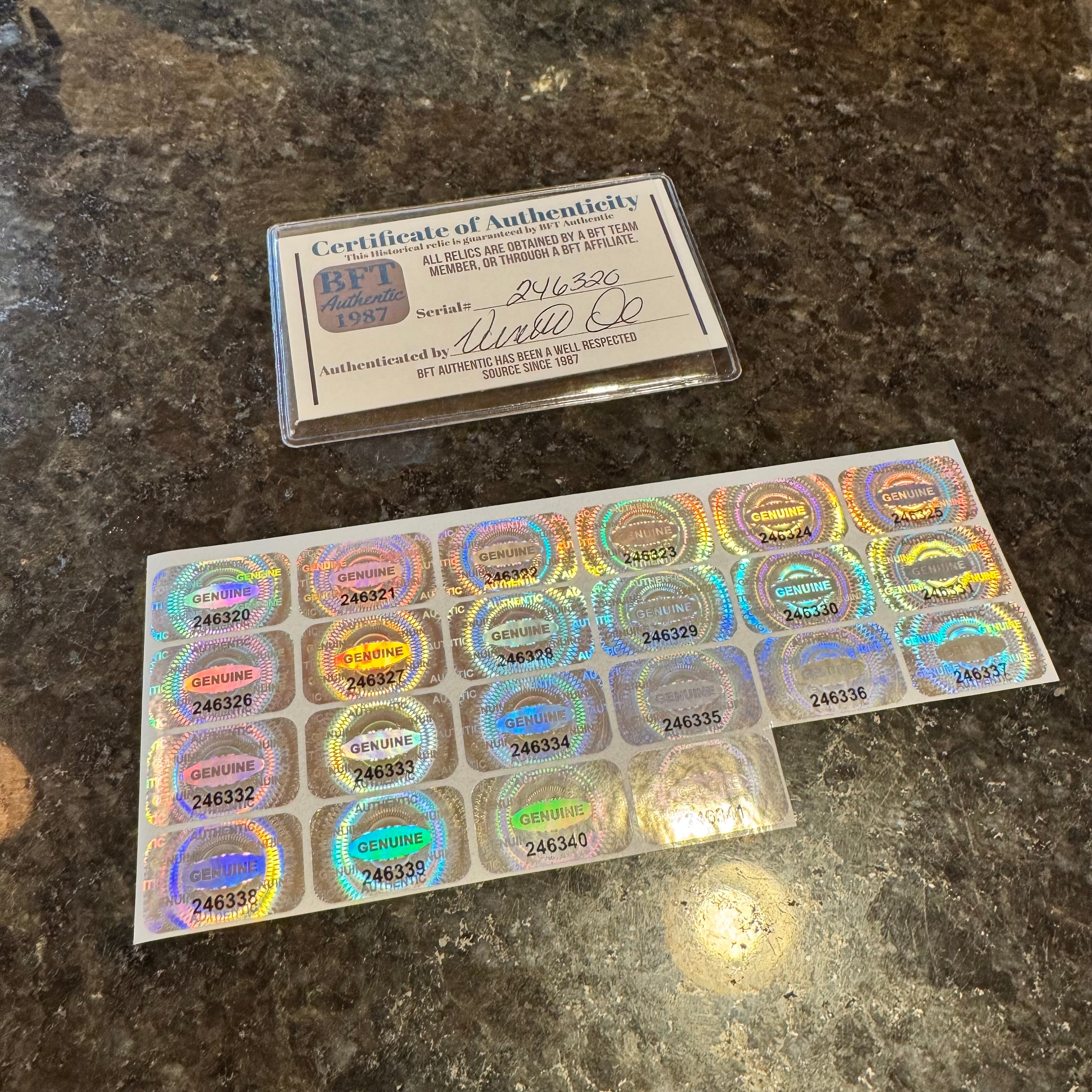 Authentic Abraham Lincoln / Ford Theater Artifact Flag