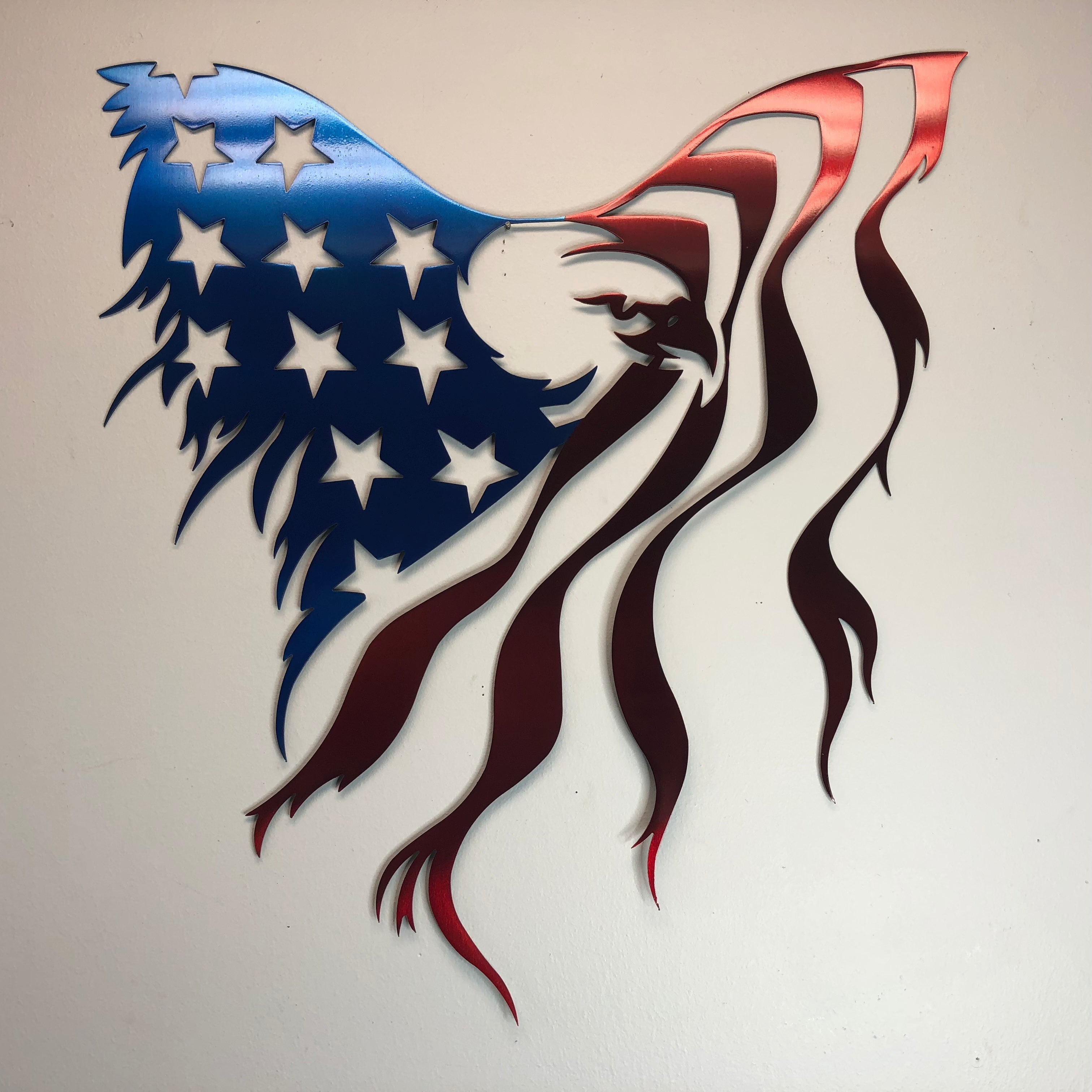 Outdoor Aluminum #Merica Eagle