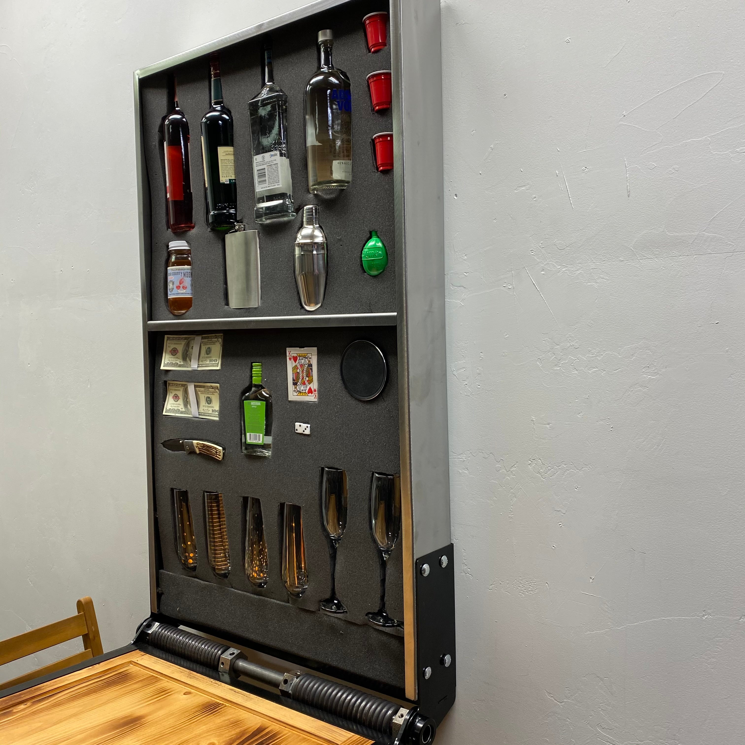 Zero Gravity "Steel Vault" “BOOTLEGGER” HIDE -A- BAR