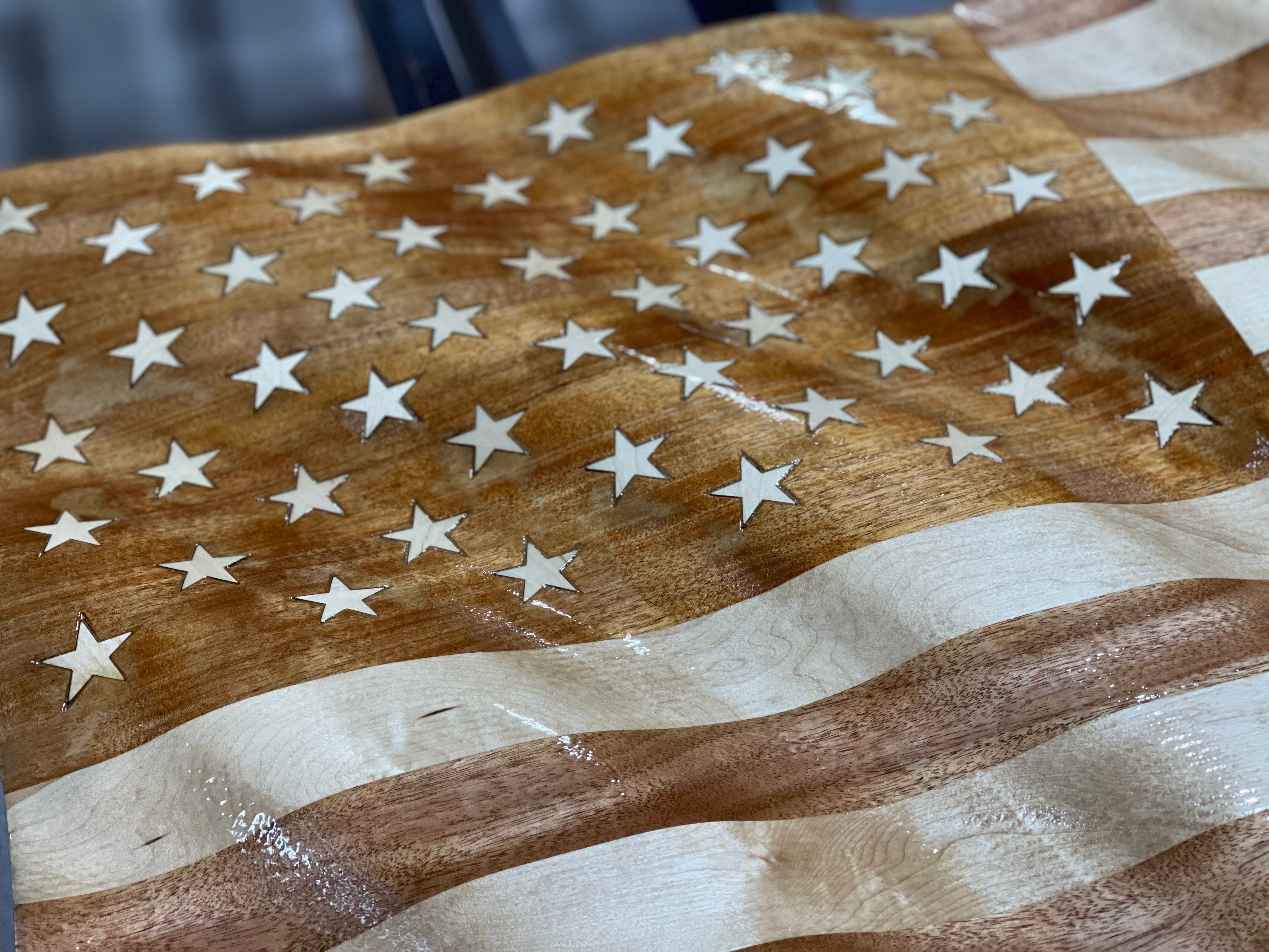 36" Cherry & Maple Flag