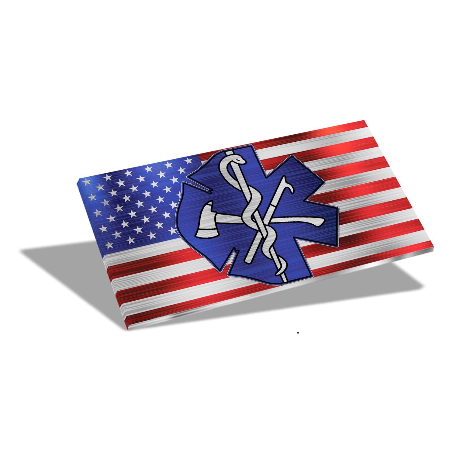 12" Desktop Suspended Flag & Stand (We the People)
