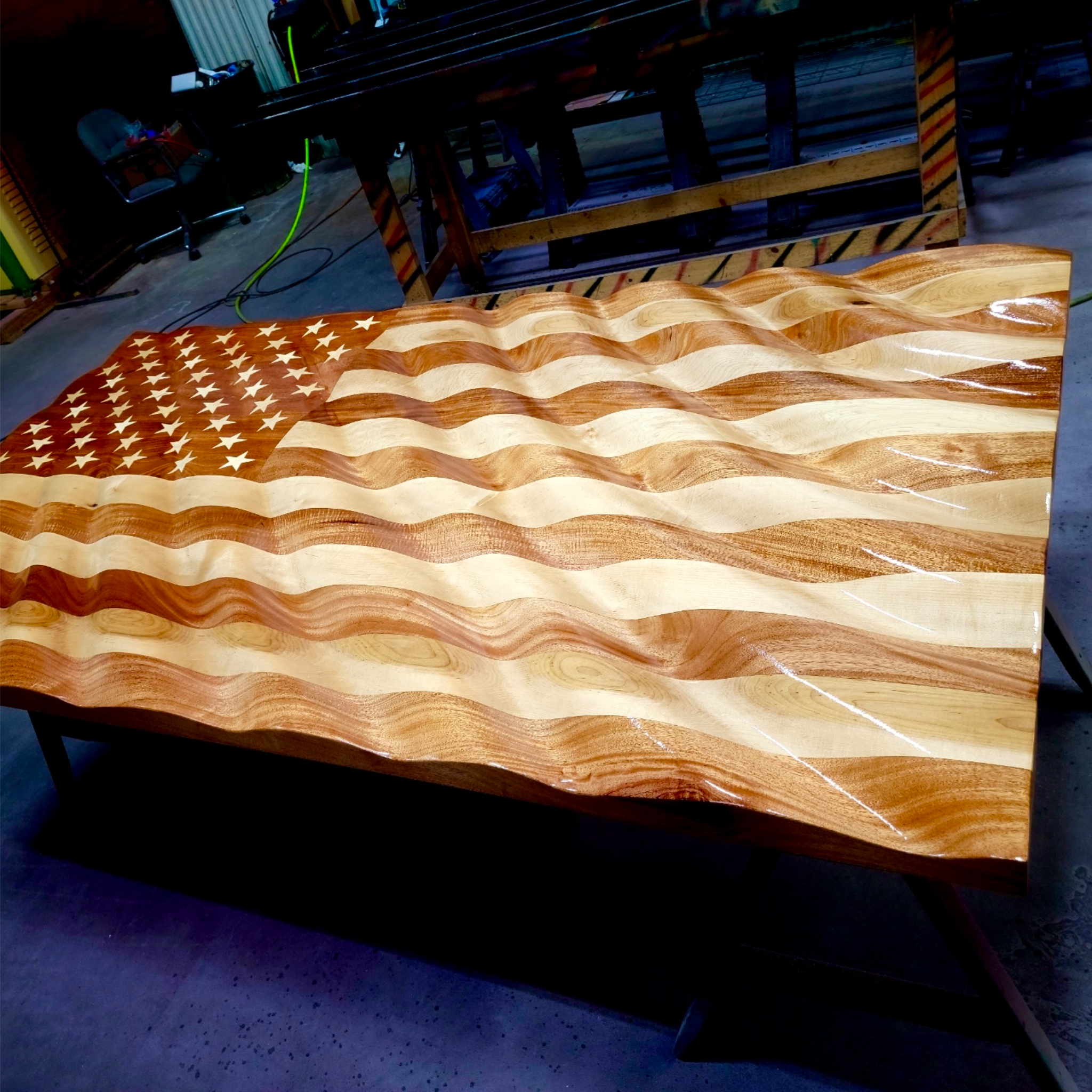 The Gargantuan BUTCHER BLOCK Flag