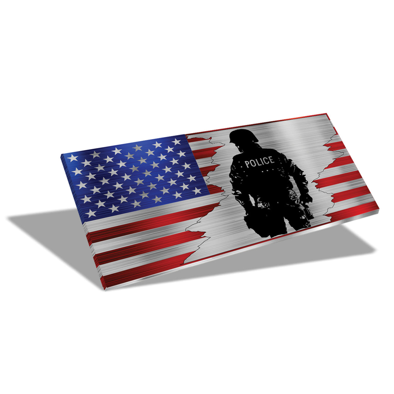 12" Desktop Suspended Flag & Stand (We the People)