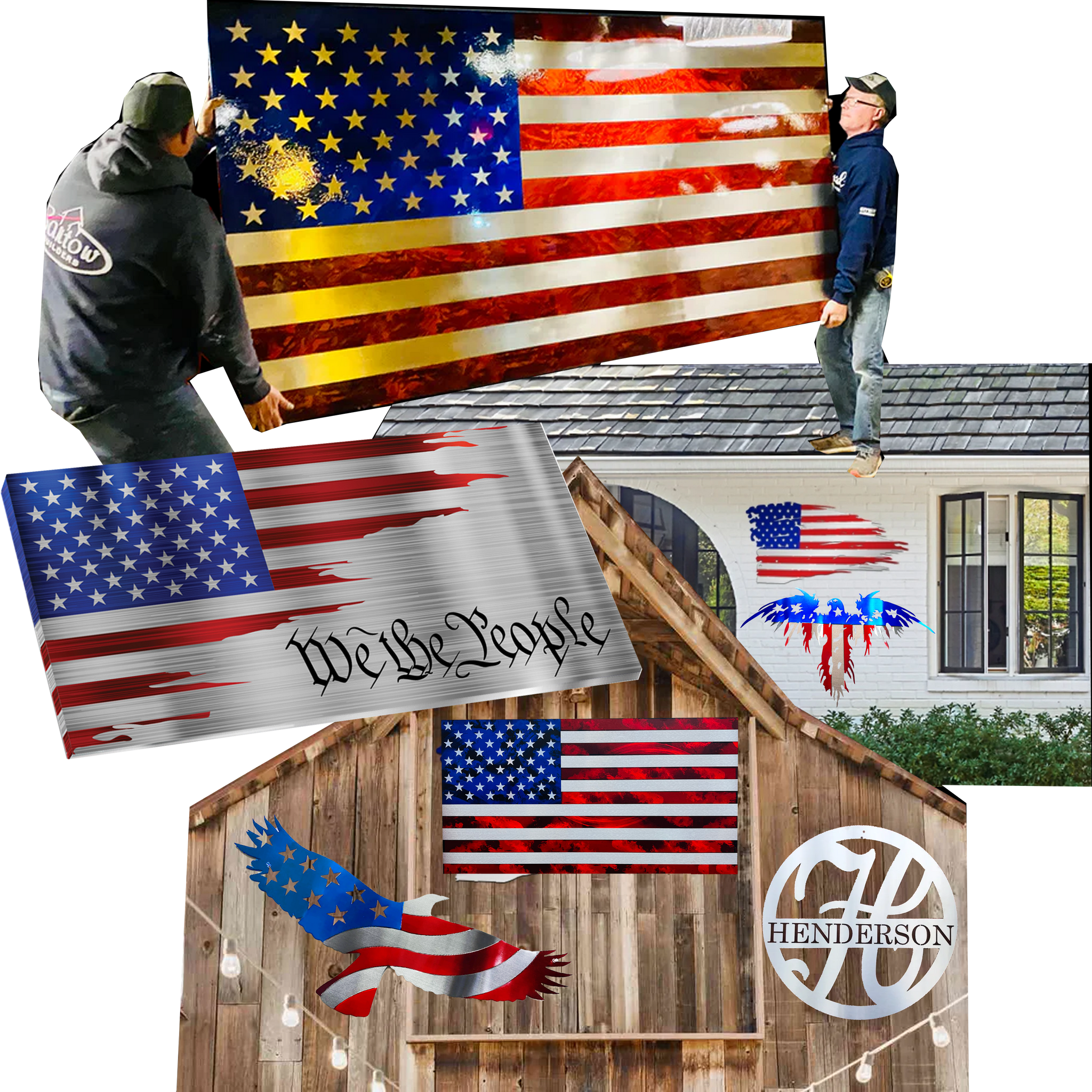 Outdoor Flags and Metal Art