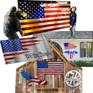 Outdoor Flags and Metal Art
