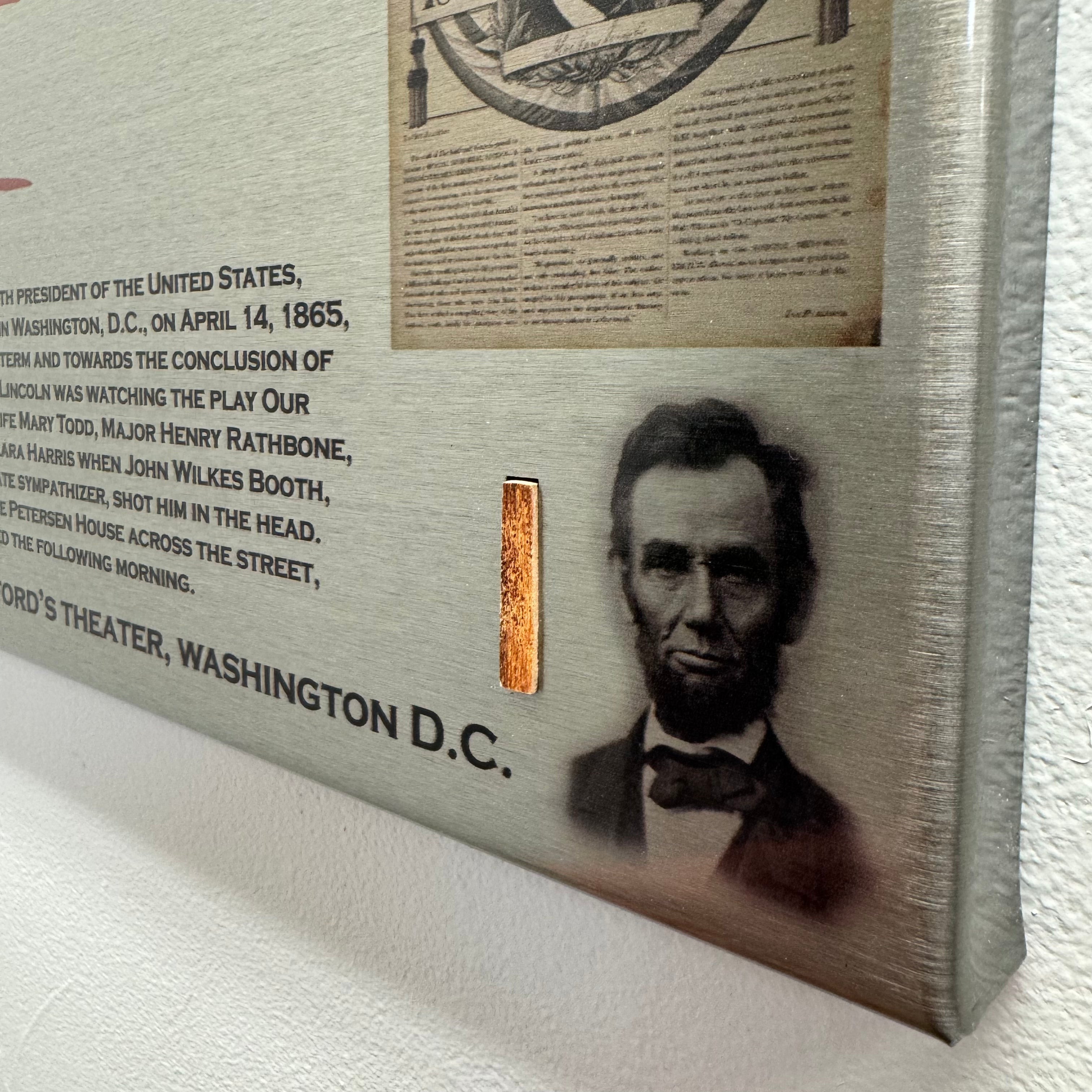 Authentic Abraham Lincoln / Ford Theater Artifact Flag