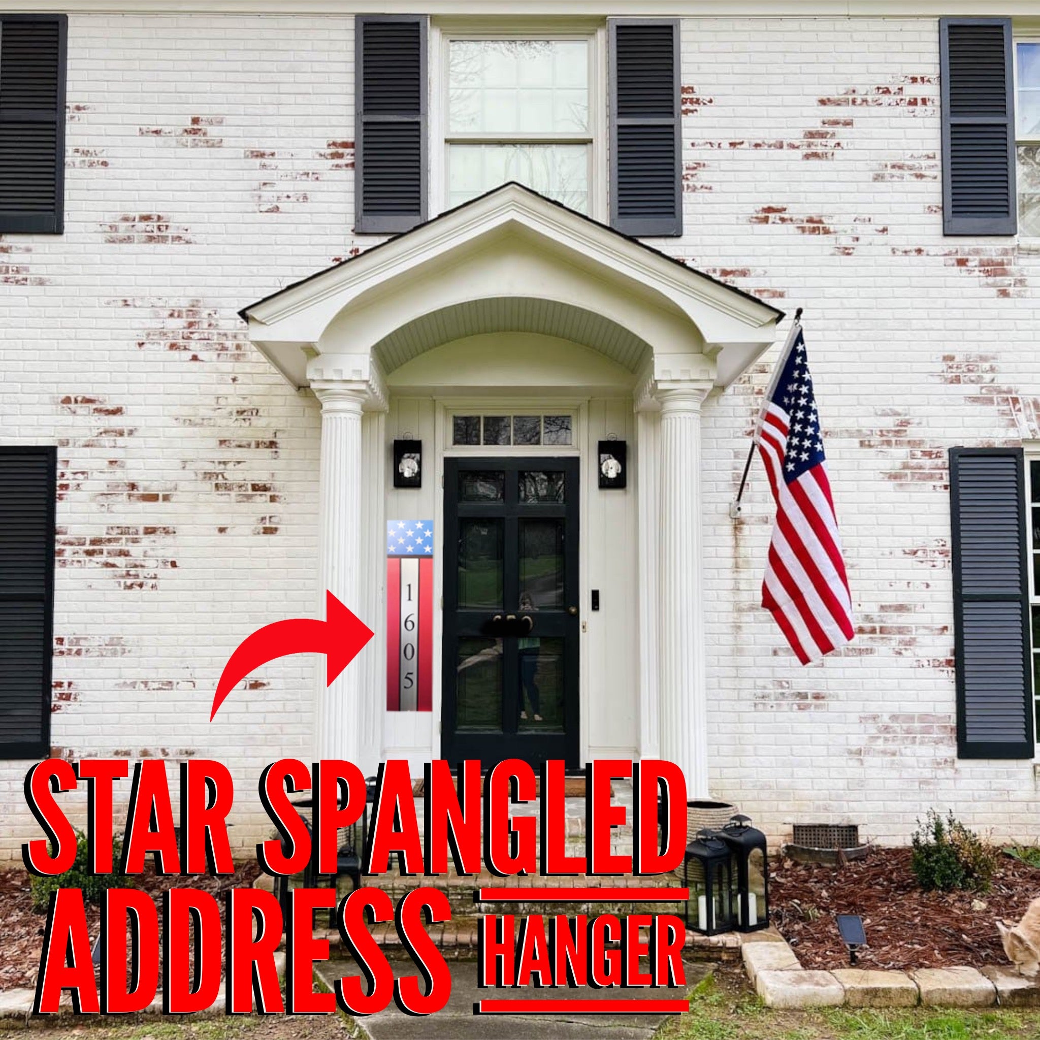 Star Spangled Address Hanger