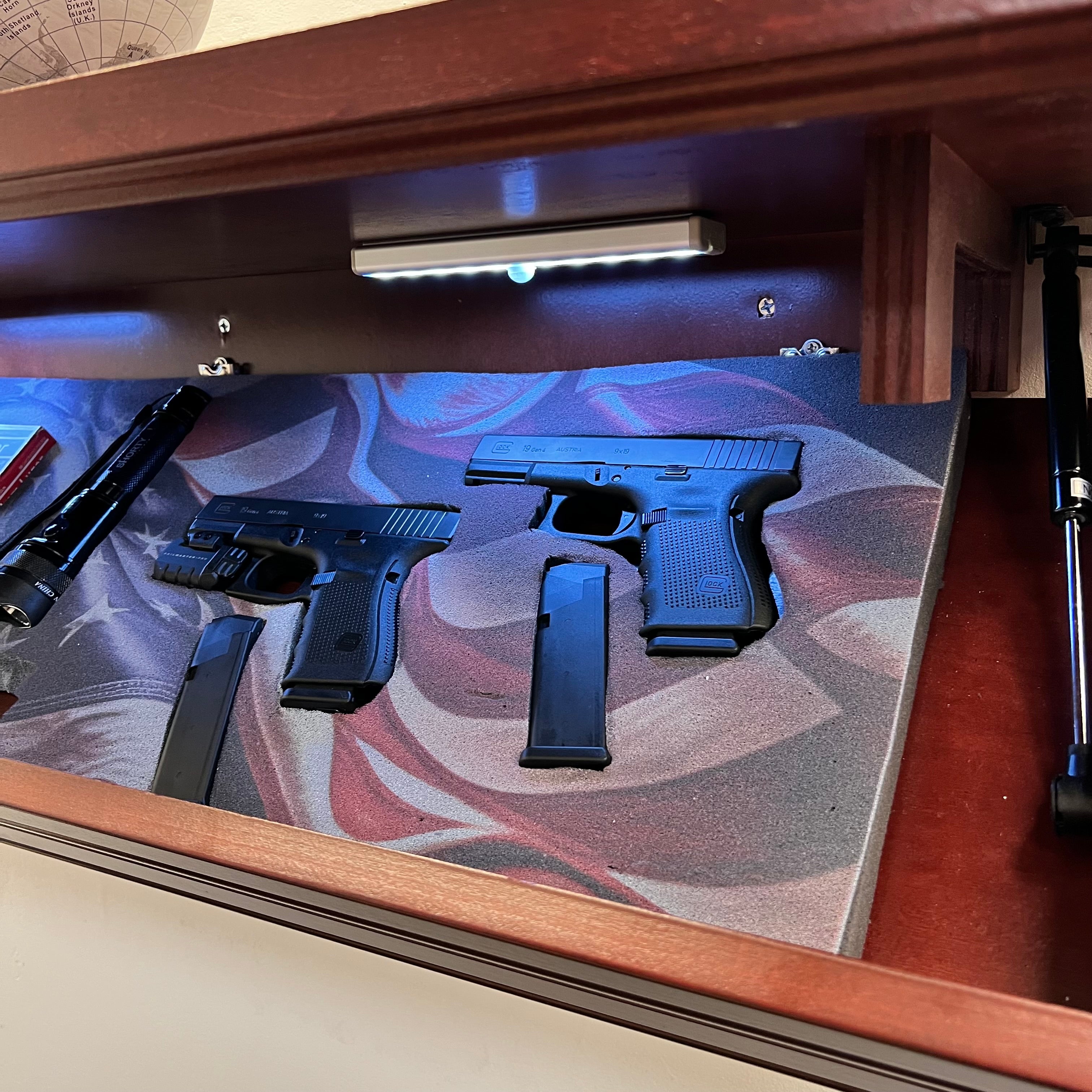 Small "Sneaky Pete" Concealment Shelf