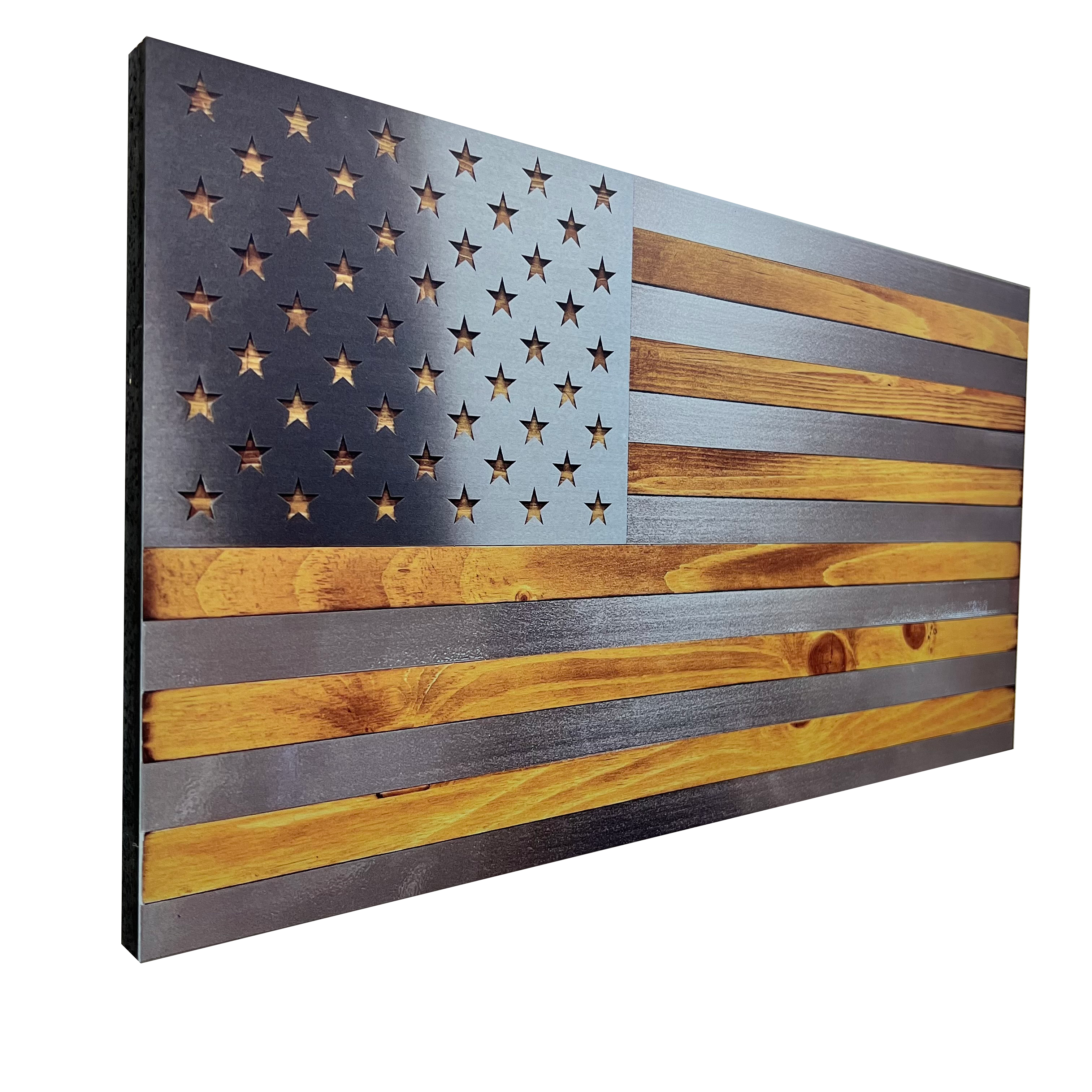 UV Printed Wood & Steel Flag