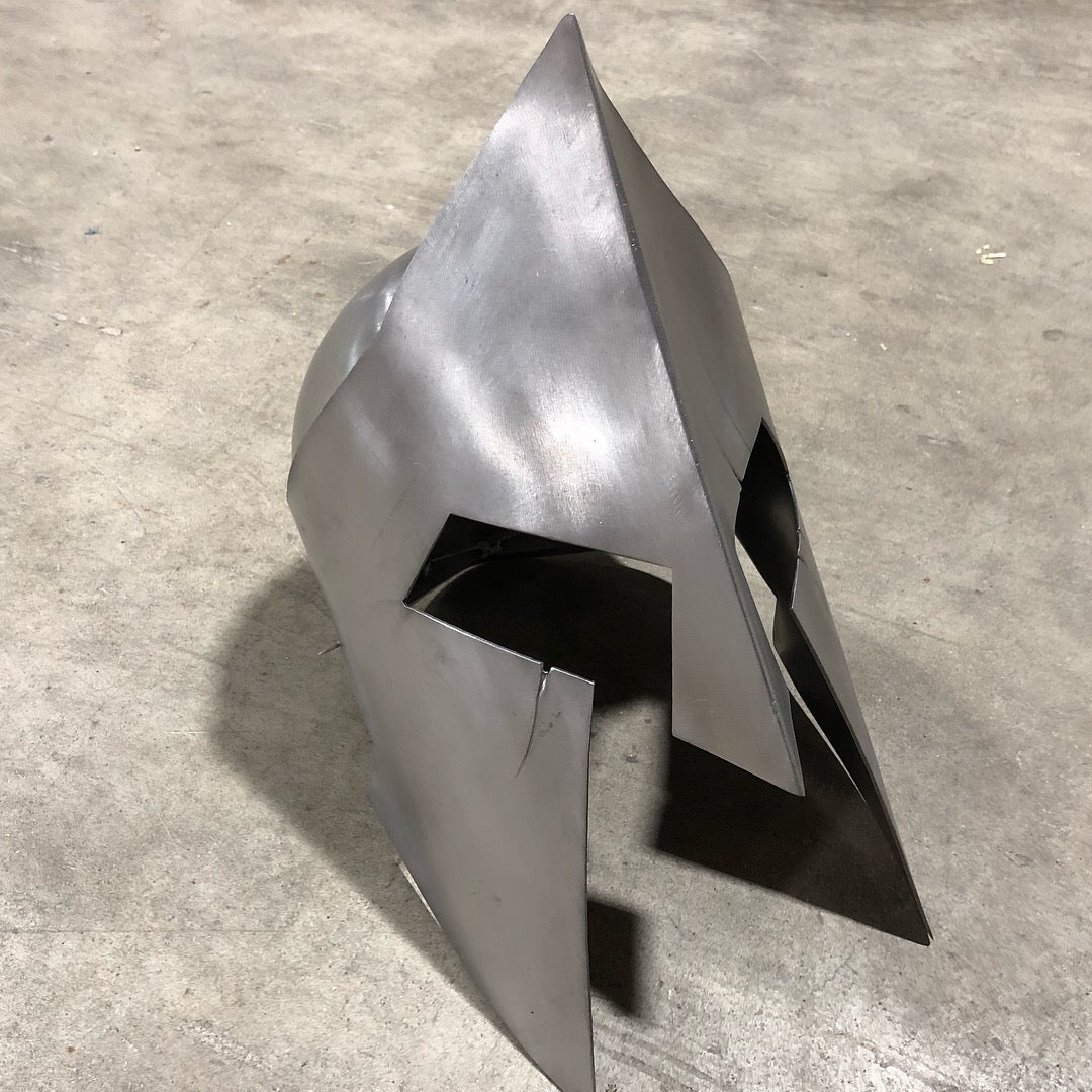 Steel 3 Dimensional Spartan Helmet