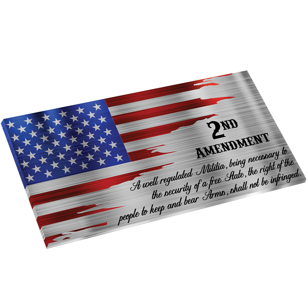 12" Desktop Suspended Flag & Stand (We the People)