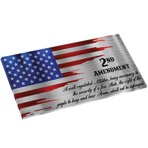 12" Desktop Suspended Flag & Stand (We the People)