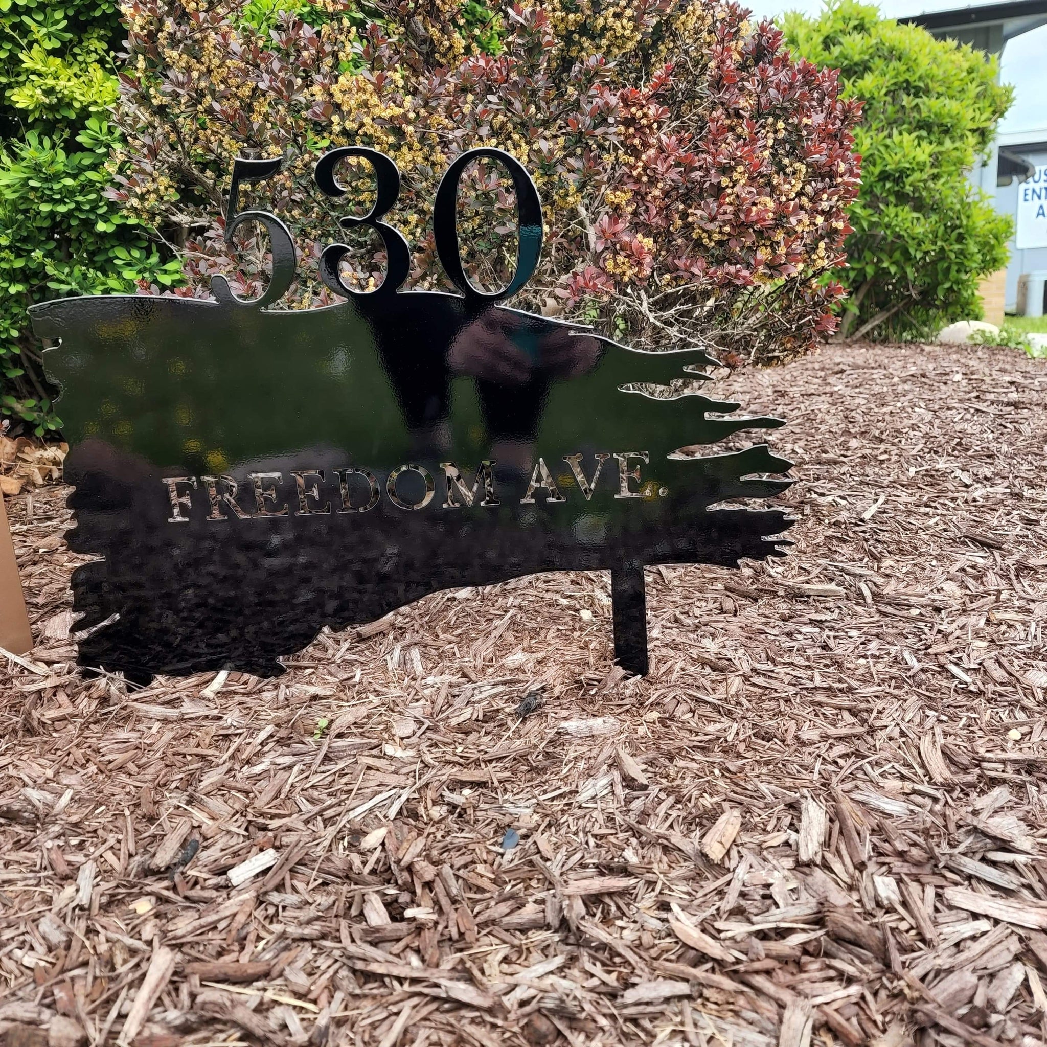 Address Yard Sticker
