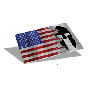 12" Desktop Suspended Flag & Stand (We the People)