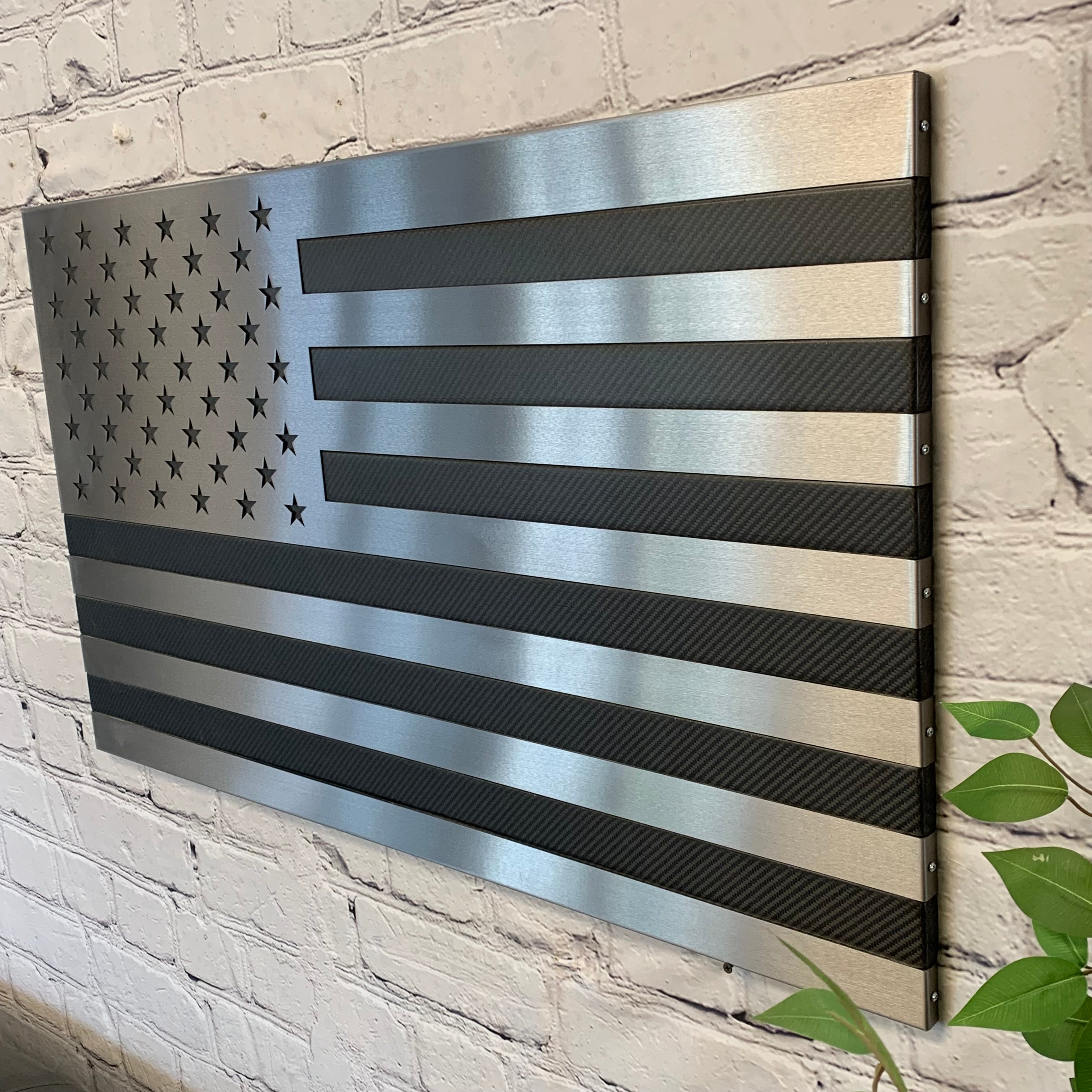 23"Authentic Carbon Fiber & Steel Flag