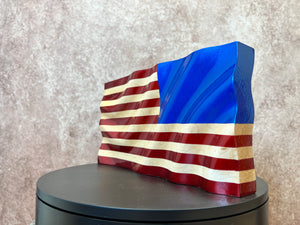 3D Wavy Maple Flag