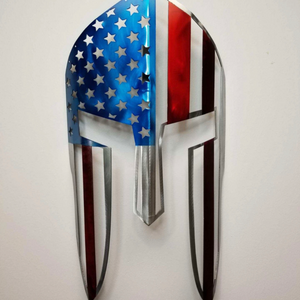 US Flag Spartan Mask / Wall Mounted