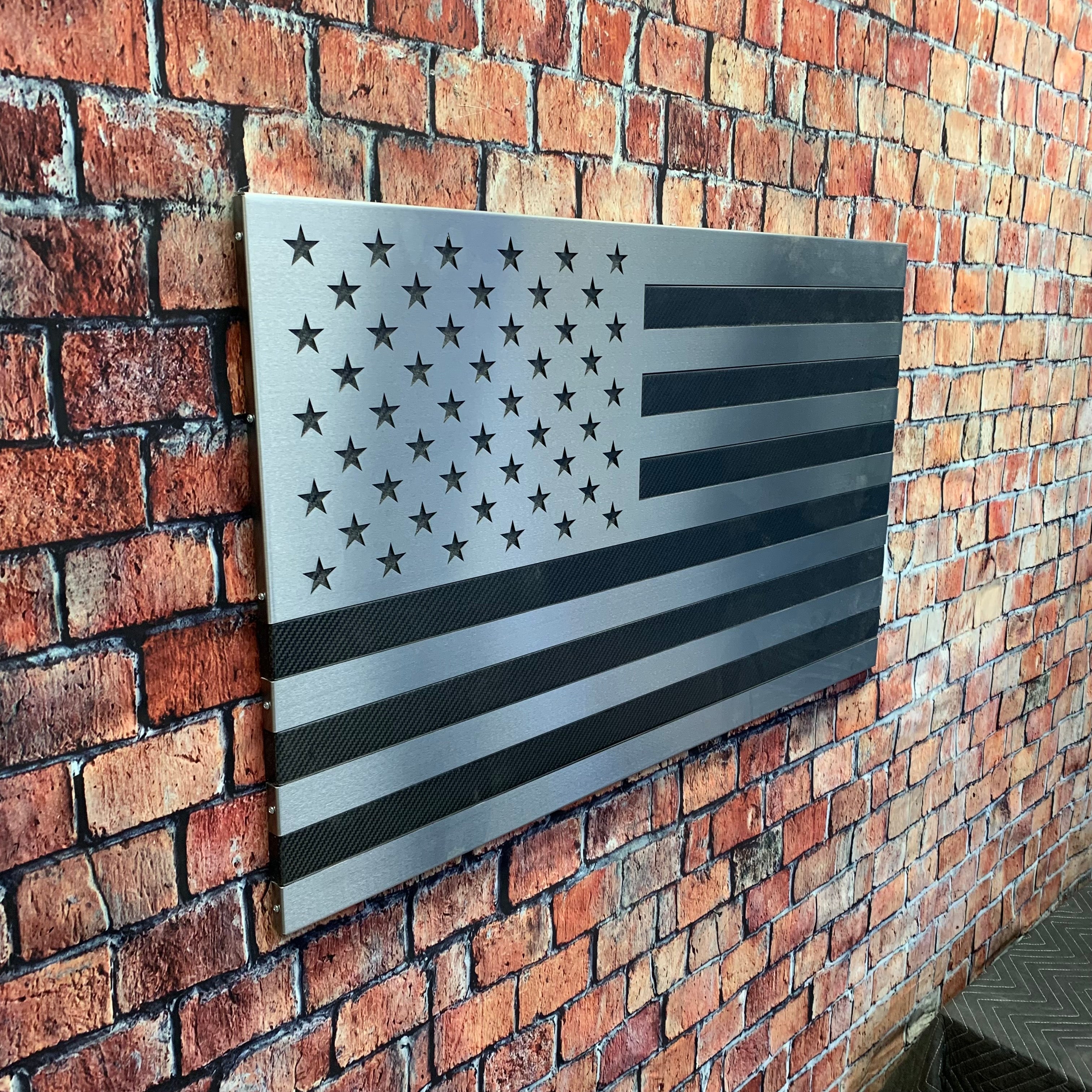 23"Authentic Carbon Fiber & Steel Flag