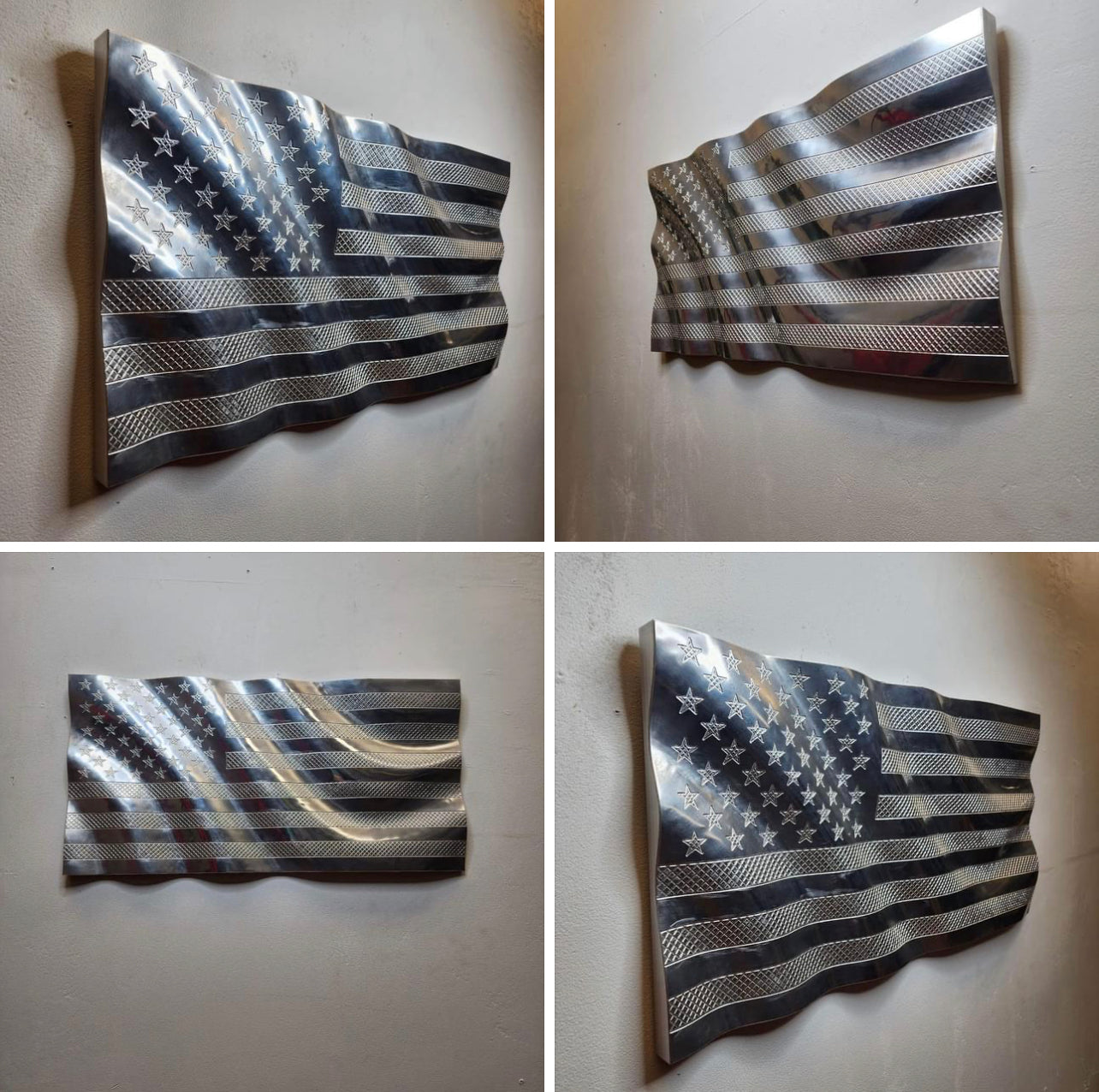 "THE BULLY" Solid Aluminum Wavy Flag