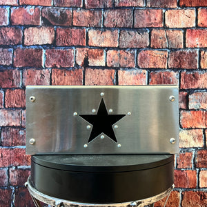 12" Desktop Wavy Maple Flag & Stand