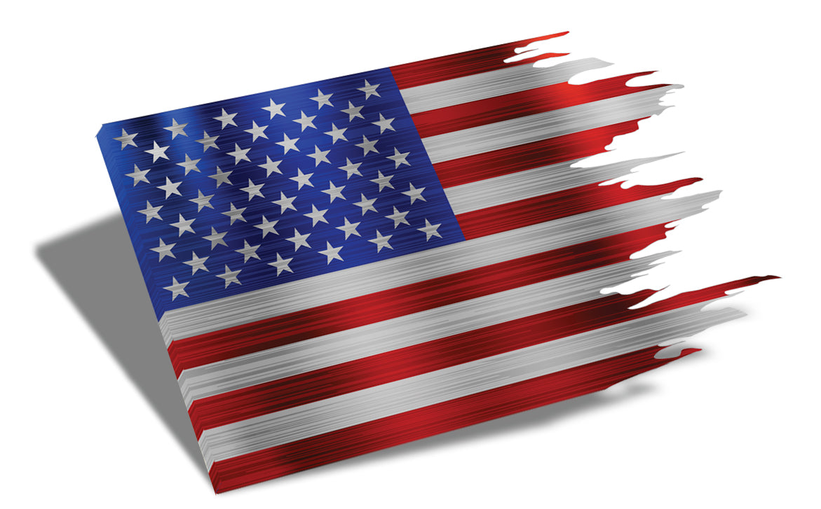 12" Desktop Suspended Flag & Stand (We the People)